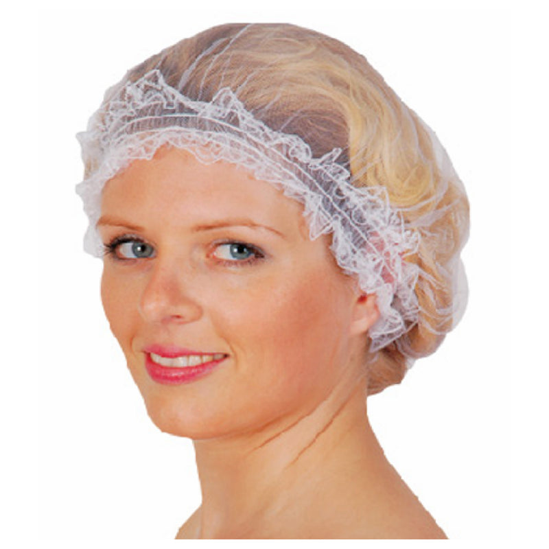 Yvonne Dressing Cap with frilled band
