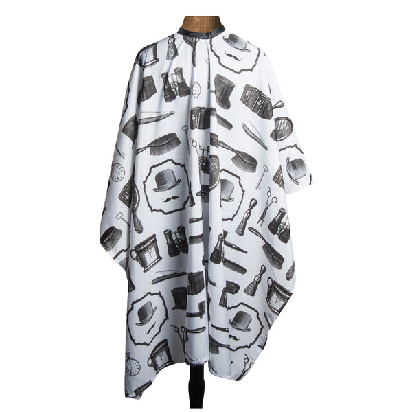Vintage Print Barber Cape