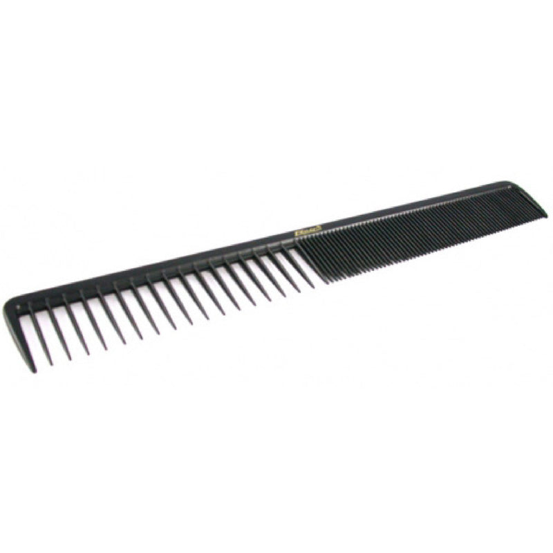 Black Vent Styler Comb - Large and Small teeth for different uses