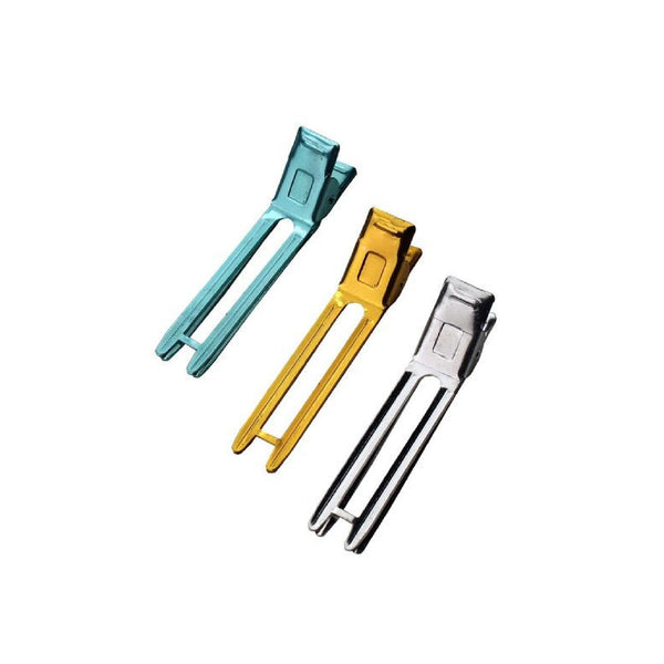 Aluminum Double Prong Curl Clip/ 12 pack