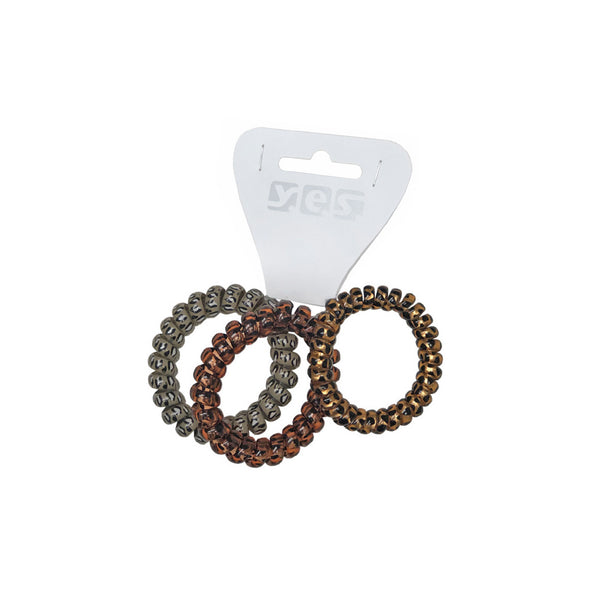 Phone Cord Hair Ties. Animal Print