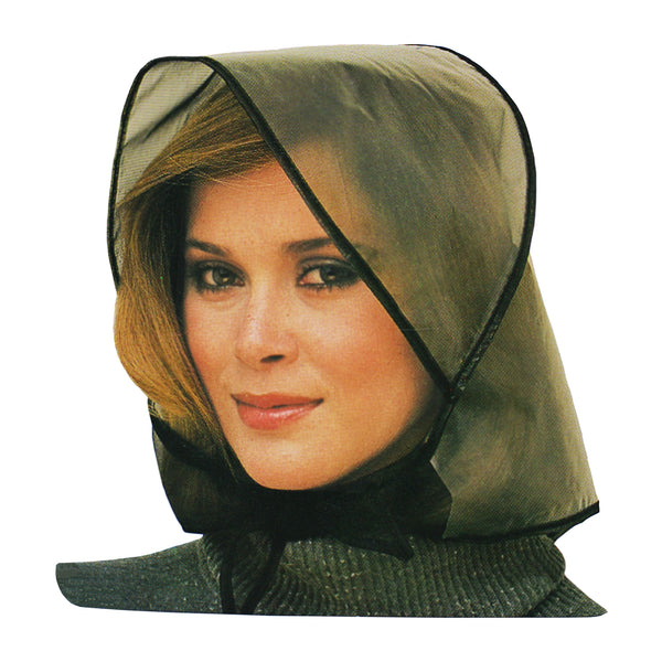 Chiffon Rain Bonnet
