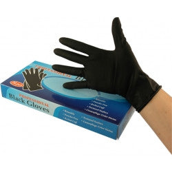Reusable Professional Black Latex Gloves