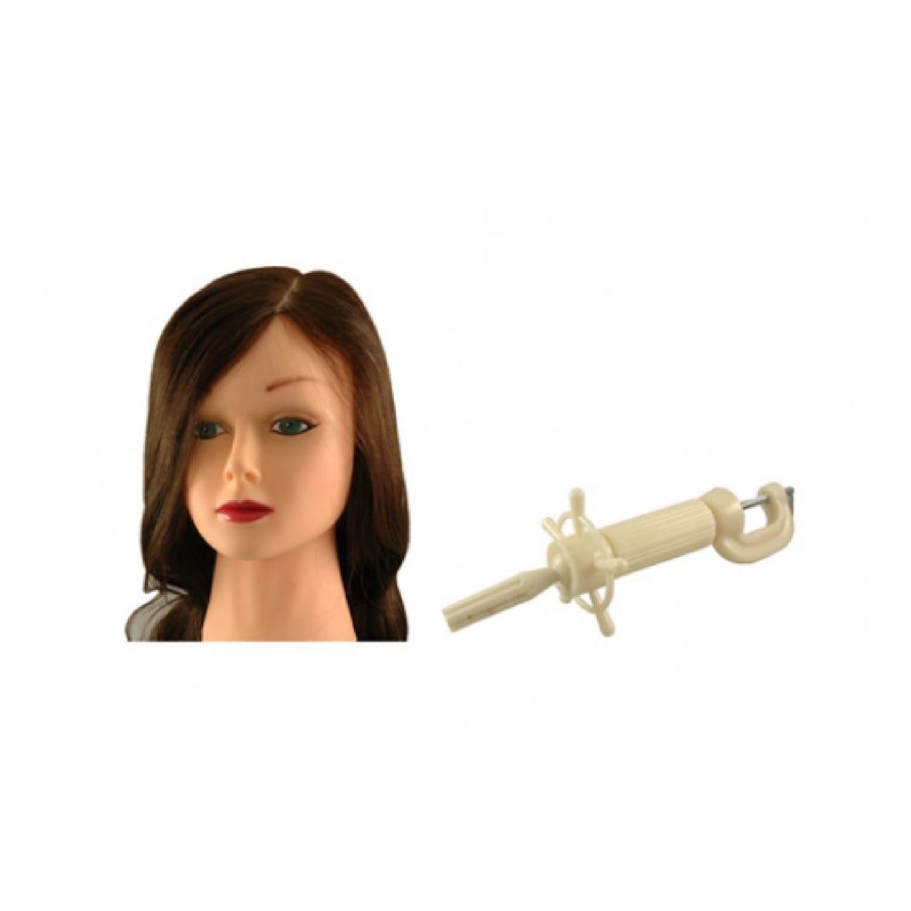 Mannequinn Head with 21" Hair